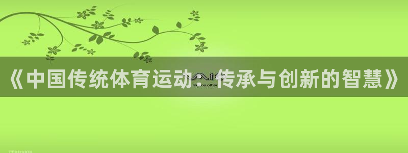 必发官方正版app神州：《中国传统体育运动：传承与创新的智慧